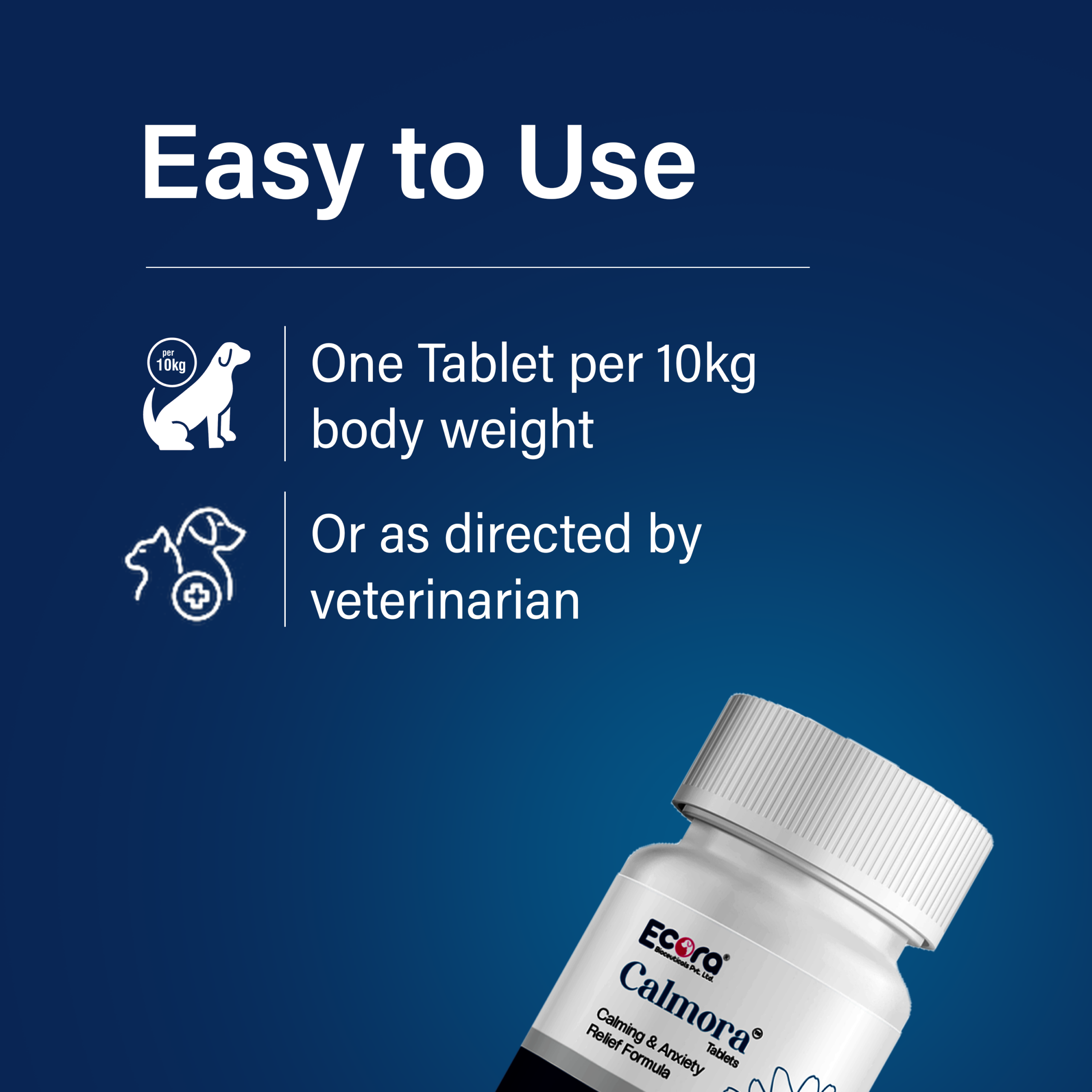 Calmora Tablets for Pets – Complete Nervine Care | Supports Calming & Stress Relief | 30 Tablets - Image 7